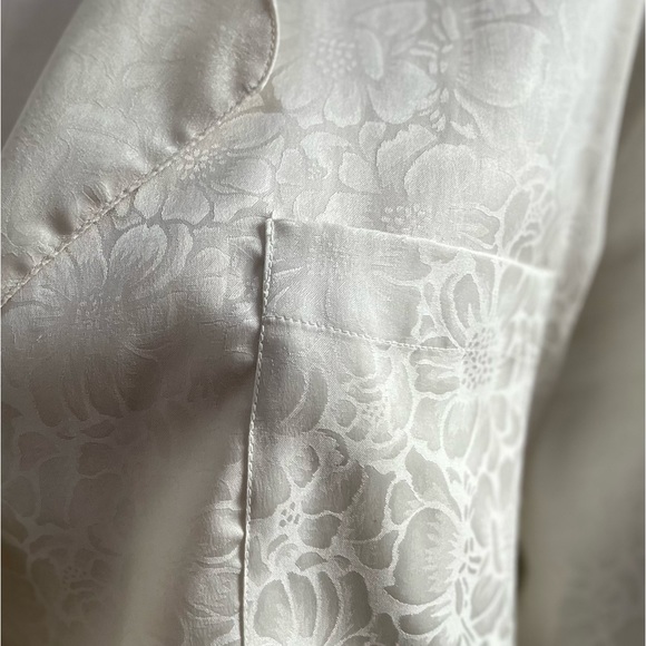 Vintage silky pajamas two piece set - Picture 2 of 3